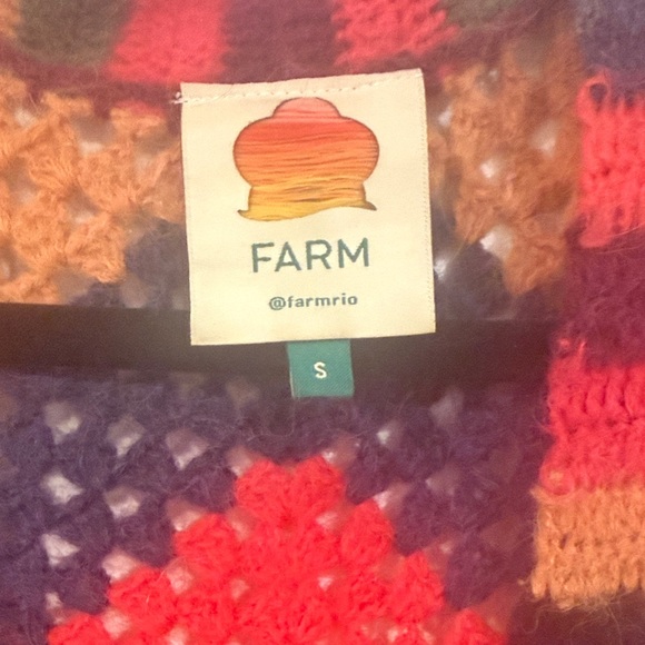 FARM Rio Colorful Patchwork Cardigan - Picture 2 of 4